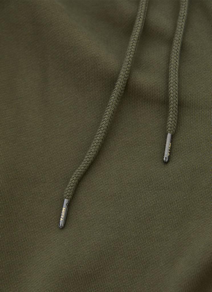 MITTA Heavy Terry Logo Jogger Training Pants - Khaki