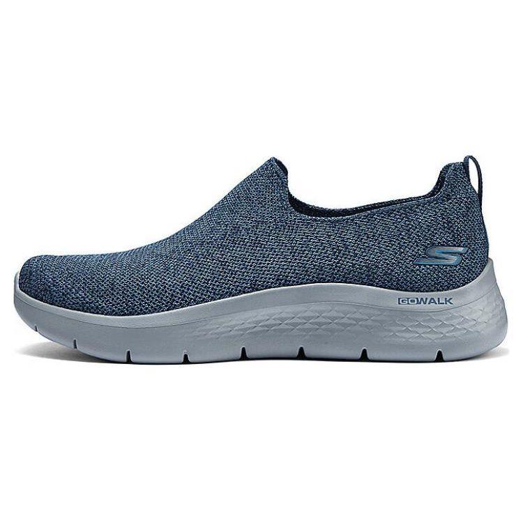 Skechers Go Walk Flex Men Blue Low Top Casual Shoes 216490-BLNV 42