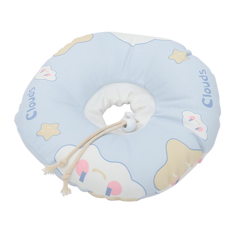 Coleira elizabetana macia para cães e gatos - Anel de pescoço anti-lambeduras para pós-cirurgia e higiene