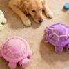 Pet Toys Built-in Sound Interactive Toy Plush Bite-Resistant Marine Animal Shape Chew Toy Cleaning Teeth Boredom Relief Toy