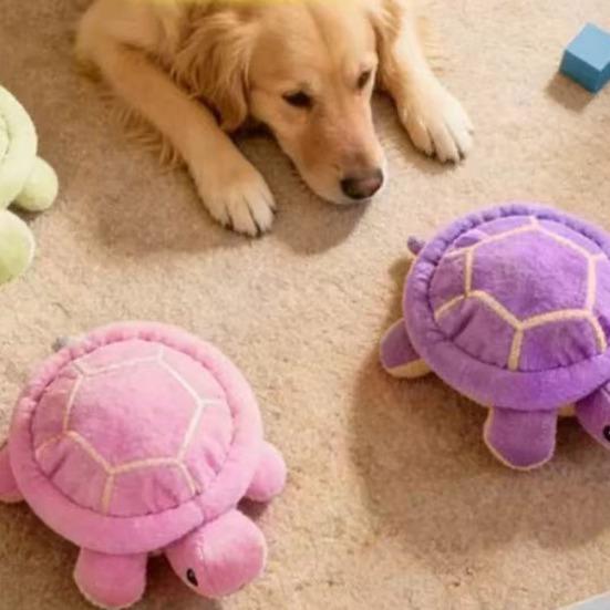 Pet Toys Built-in Sound Interactive Toy Plush Bite-Resistant Marine Animal Shape Chew Toy Cleaning Teeth Boredom Relief Toy