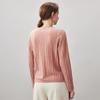 Women's 2025 A/W Cashmere Blend Round Neck Striped Pullover