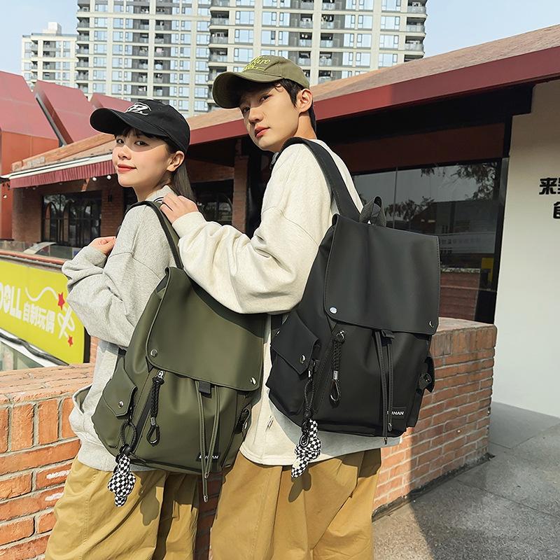 Schoolbag schoolbag male high school student college student trendy brand large capacity backpack computer bag versatile backpack lightweight spine