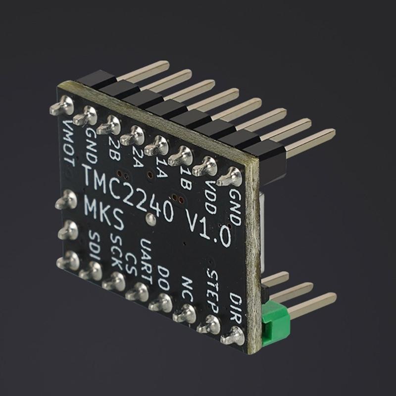 Drukarka 3D TMC2240 Sterownik Silnika Krokowego Moduł Sterownika Krokowego do Kontrolera Drukarki 3D z Akcesoriami Chłodzącymi