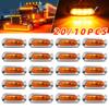 20/10 PZ Luci di Posizione Laterali LED Indicatore di Direzione Anteriore Posteriore Lampada di Ingombro DC 12V-24V Universale per Autobus Camion Lorry Rimorchio Barca