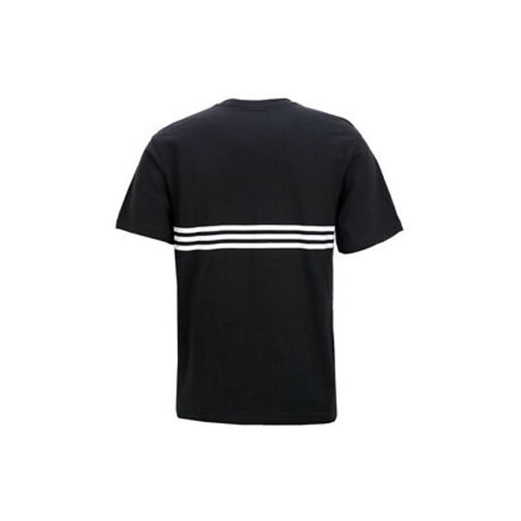 Adidas Originals Trefoil Outline Logo Short Sleeve T-Shirt Men Tops Black ED4698