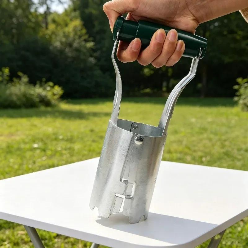 Precision Garden Hole Maker with Release Handle Seedling Transplanting Flower Planting Seedling Planter Home Gardening Supplies