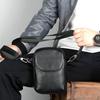 Men's Cross Border Fashion Small Bag Business Leisure Head Layer Cowhide Single Shoulder Diagonal