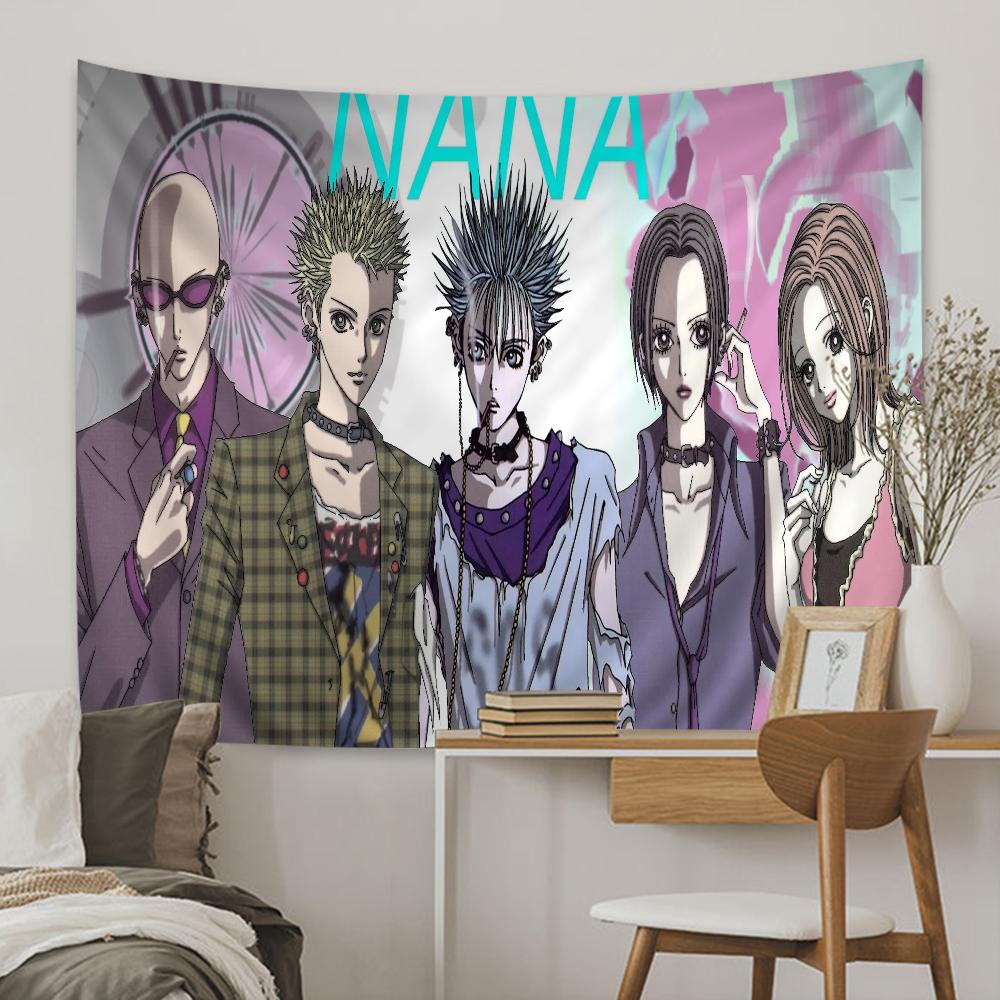Nana Osaki Japan Anime Wall Hanging Tapestry Home Decor Dorm Background Cloth Hippie Blanket Wall Art Room Decoration Items