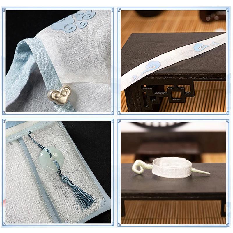Minidoll Mo Dao Zu Shi Lan Wangji Plush Doll Stuffed Toy Plushies MDZS Grandmaster of Demonic Cultivation Figure Clothes 20cm