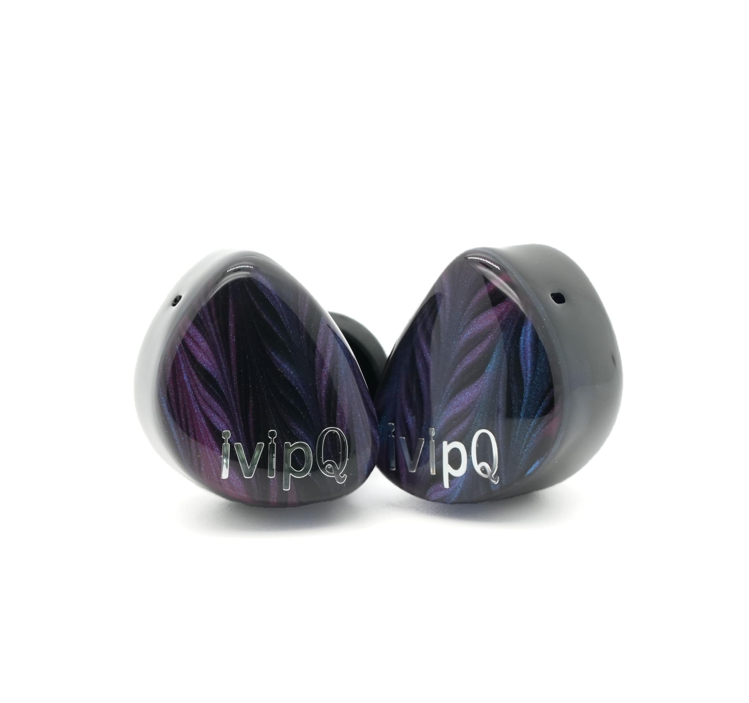 

ivipQ HIFI Wired Headphones 1DD 10mm Driver with Balanced Nano Gold Plated Detachable Cable Ear Hook Design Gaming Earphones In-Ear Microphone,