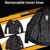 LS2 Waterproof Motorcycle Jacket Man Warm Motorcycle Winter Clothes CE Certified Racing Jacket Motocross Accessories MJ145