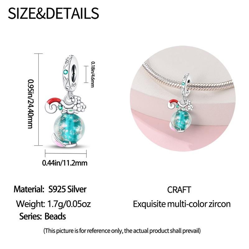 Charm Bead Charms Authentic copper Plated Elf Lantern Pendant Bead Charms Compatible With Bracelets Diy Fine Gift Women Delicate Jewellery Accessory