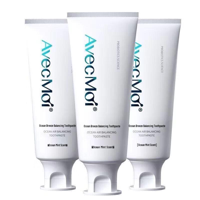 Avec Moi Ocean Breeze Probiotic Whitening Toothpaste