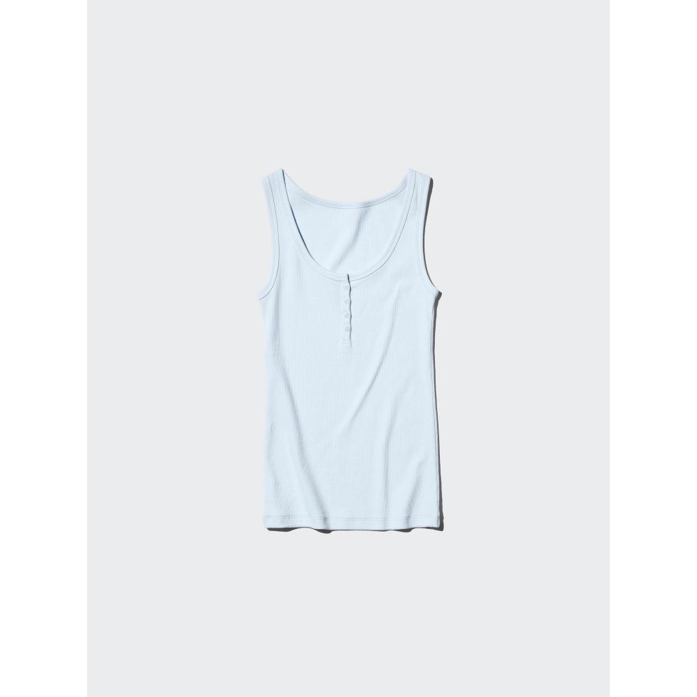 Uniqlo Japan Henry Neck Tank Top