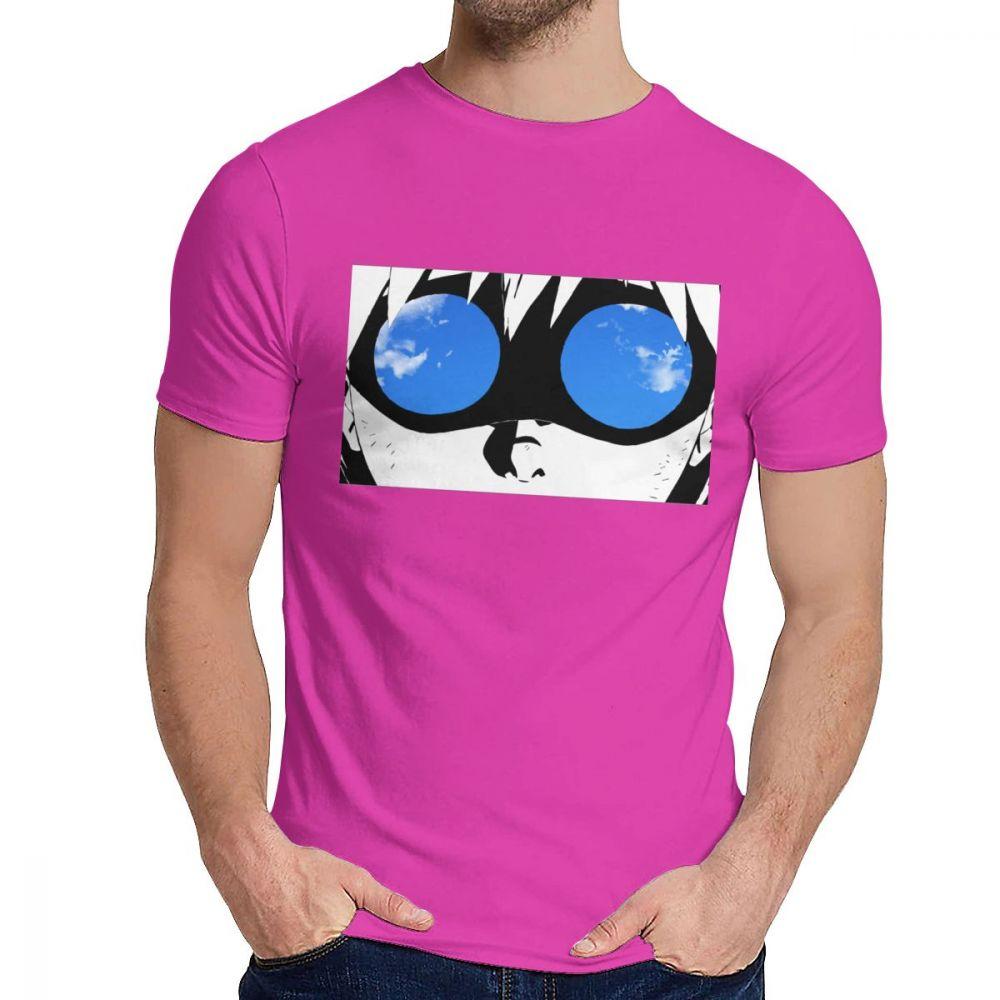 O Neck Gurren Lagann Simon Kamina T Shirt Graphic Print Unisex Soft Slim Top Tee Free