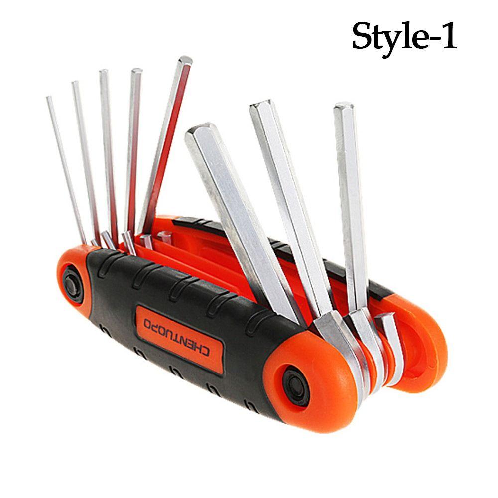 Durable 8 In 1 Multifunctional Hand Tool Hexagon Spanner Hexagonal Wrench Screwdriver Set