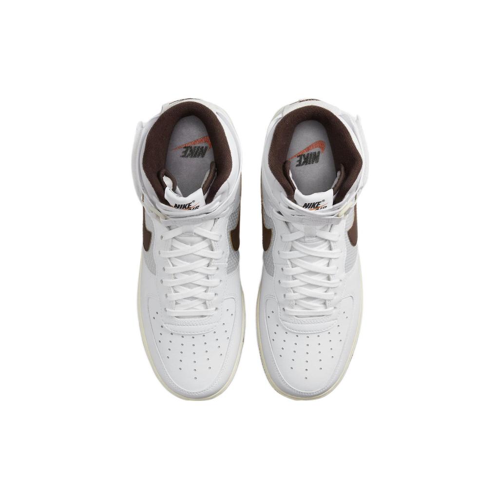 New Nike Air Force 1 High '07 Vintage White Light Chocolate DM0209-101