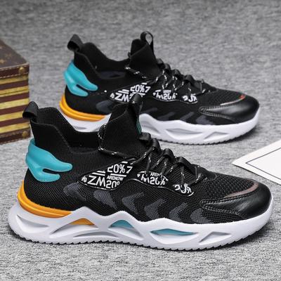 Men's Shoes  Autumn New Men's Sports Shoes Spring Flying Woven All-match Running Shoes Outdoor Trend Leisure