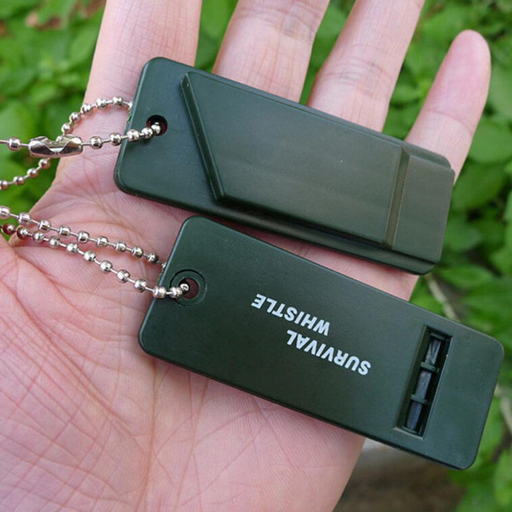 1-10PCS 3-Frequency Whistle High Decibel Survival Whistle Outdoor Hiking Camping Emergency Survival Whistle Whistle