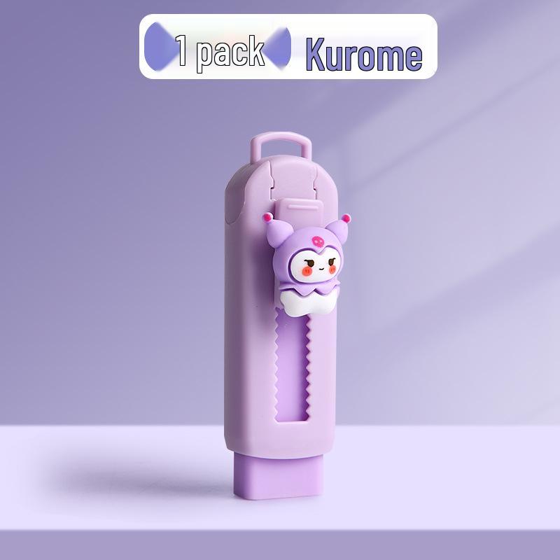 Capybara Crumb-Free Push-Pull Eraser for Kids