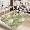 1PC Calla Lily Pattern Extra Large Non-Slip Floor carpet, Office, family, bedroom, Studio - Large Area Rug Indoor Rugs, Vibrant Colors-W212