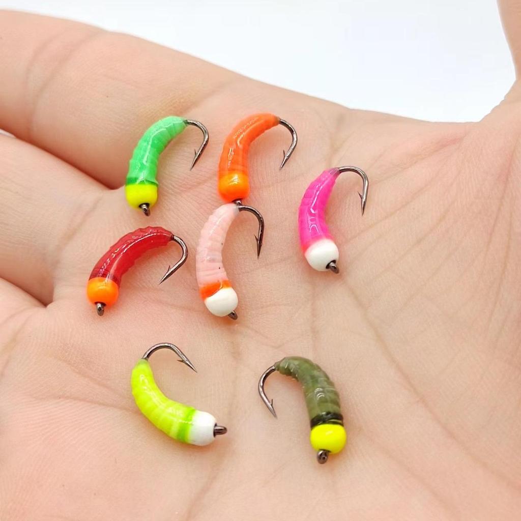 Egret Fly Colorful Nymph LF531 Micro-Lure Nymph Fly Fishing Hook