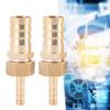 Brass Fitting Hose Barb Tail Reducer Reducing Plug Connector (6mm 16mm 2pcs)