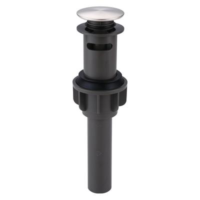 Anti-Clogging Bathroom Sink Drain Brushed Nickel Pop Up Drain with Overflow Lavatory Vanity Sink Stopper
