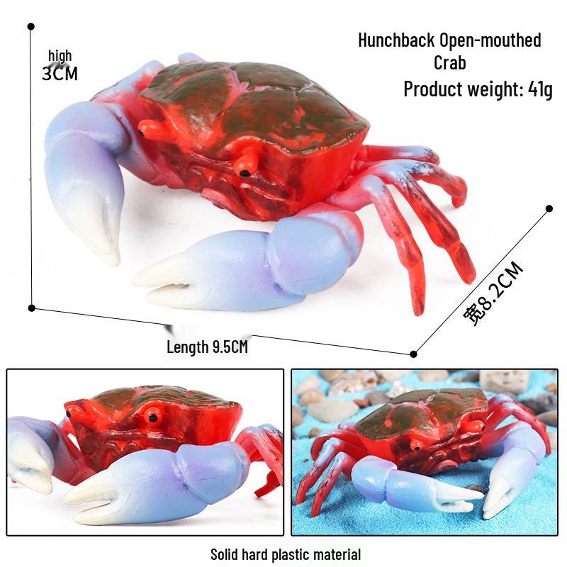 Simulation Green King Crab Model: Children s Educational Toy Ornament