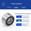 Acid and Alkali Resistant Miniature Deep Groove Ball Bearing - 316 Stainless Steel (Models 693-699)