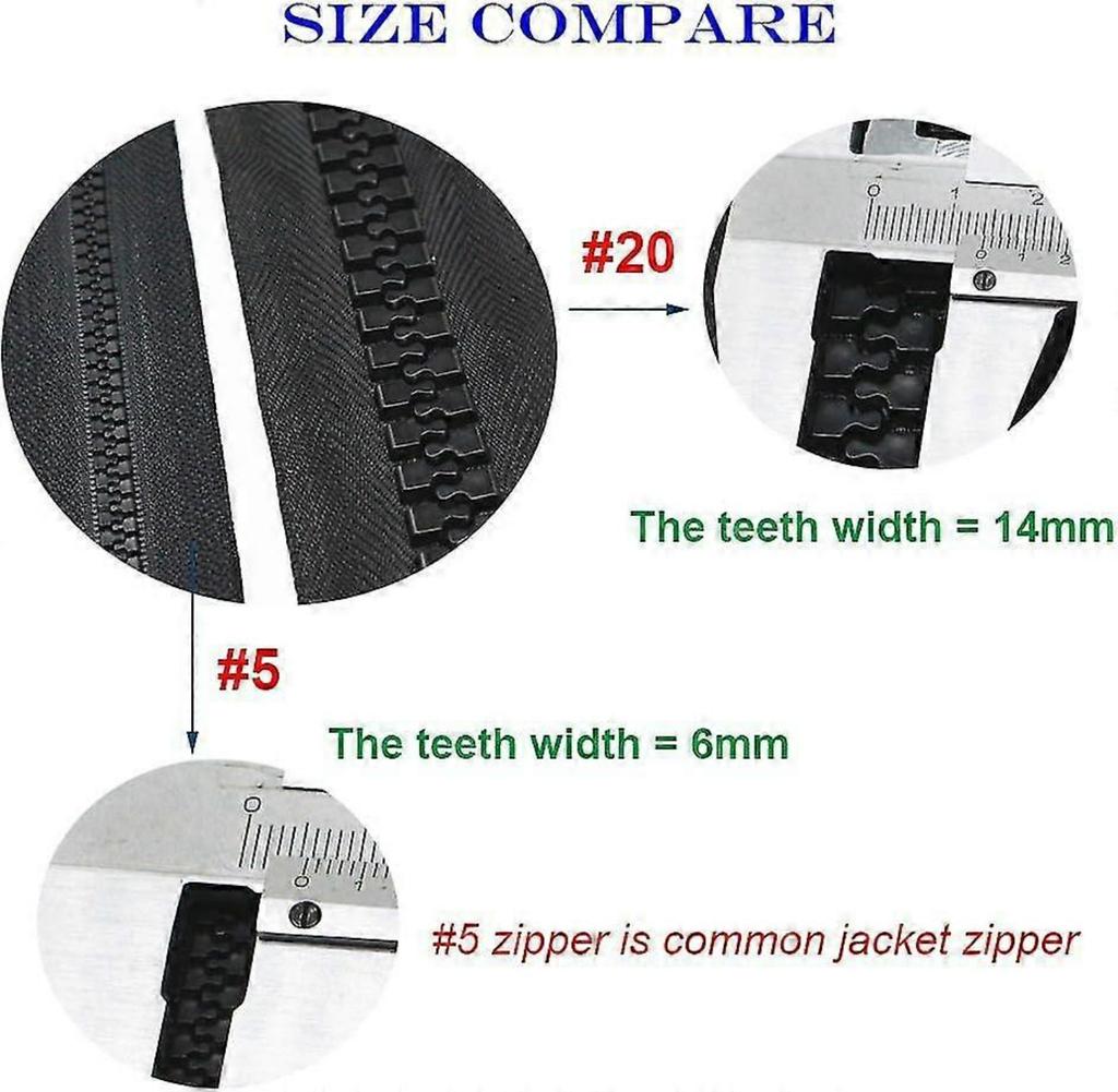 80cm #20 Super Large Separating Giant Plastic Zippers For Sewing Tents Coats Overcoats Boat Cover Canvas Heavy
