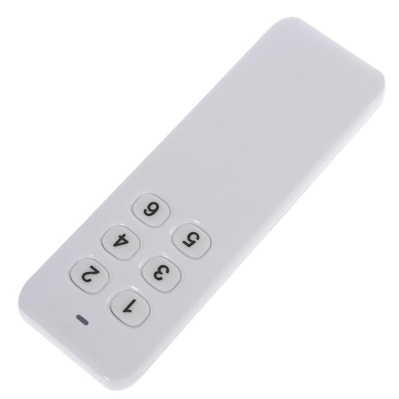 RF Digital Remote Control with Base Transmitter for Switch 433MHz Wireless Learning Code 6/8 Button EV1527 AK-500-8G