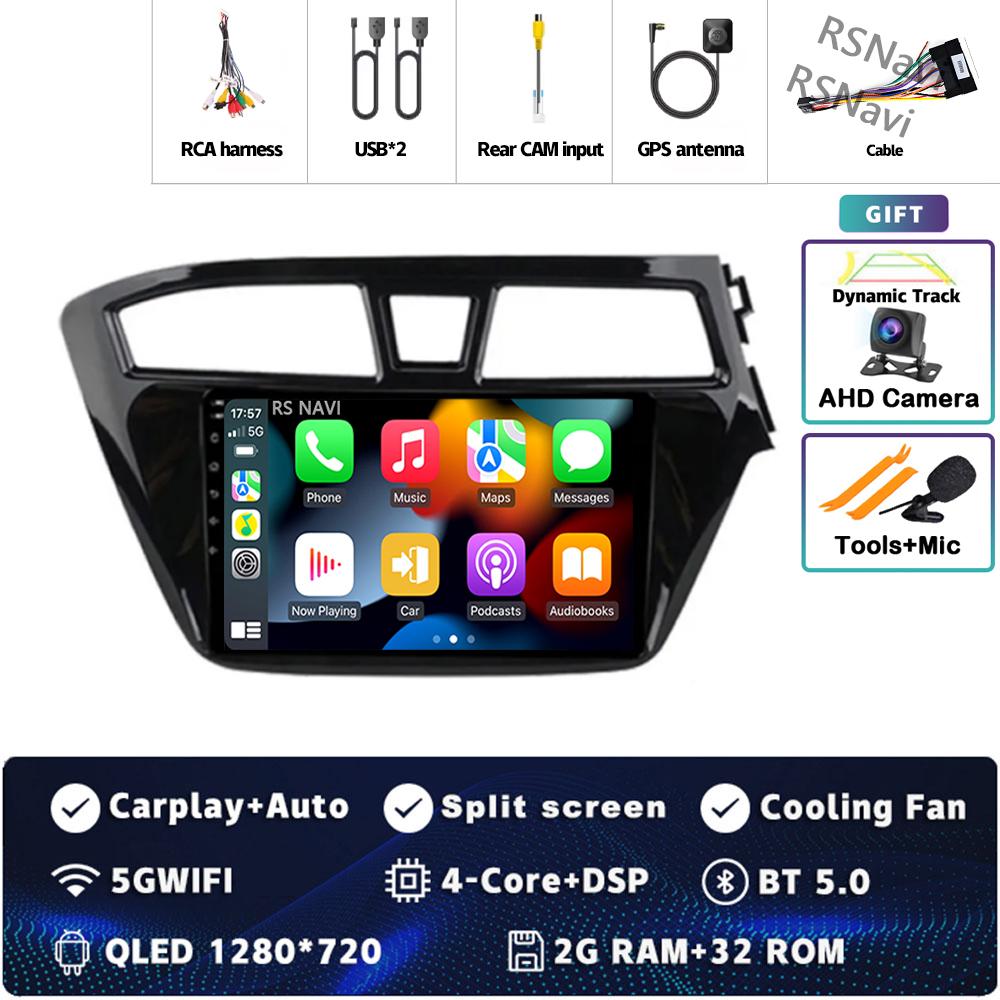 

Android 14 Carplay Auto для Hyundai I20 RHD 2015 2016 2017 2018 Автомобильный радиоплеер Мультимедиа стерео Навигация 4G+WIFI Головное устройство