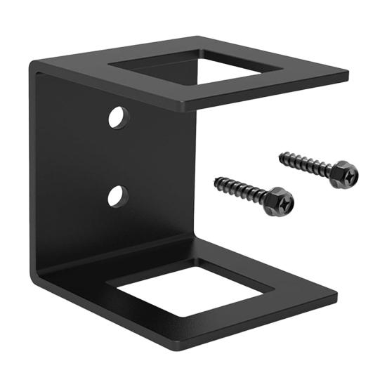 

Trailer Hitch 2-Inch Tow Hook Storage Rack Heavy Duty Steel Powder-Coated Wall Mount Bracket Rear Bumper Tow Hook Holder 1 Set