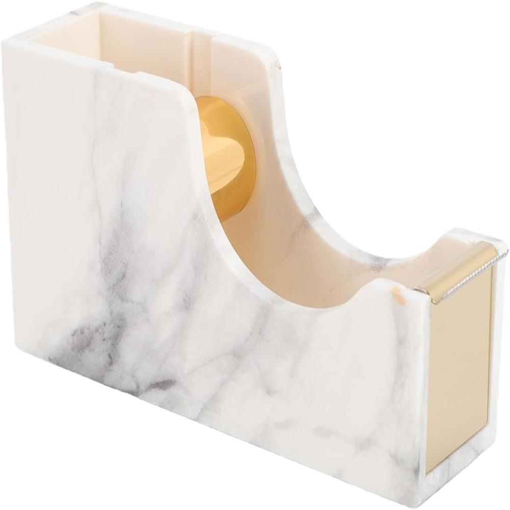 Heavy Duty Base Tape Roll Holder Gold Desktop Tape Dispenser Desk Tape Dispenser  For Office Desk