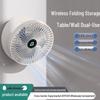 Xin Bai Lu USB Rechargeable Dual-use Wall-mounted Portable Desktop Fan for Home & Dorm