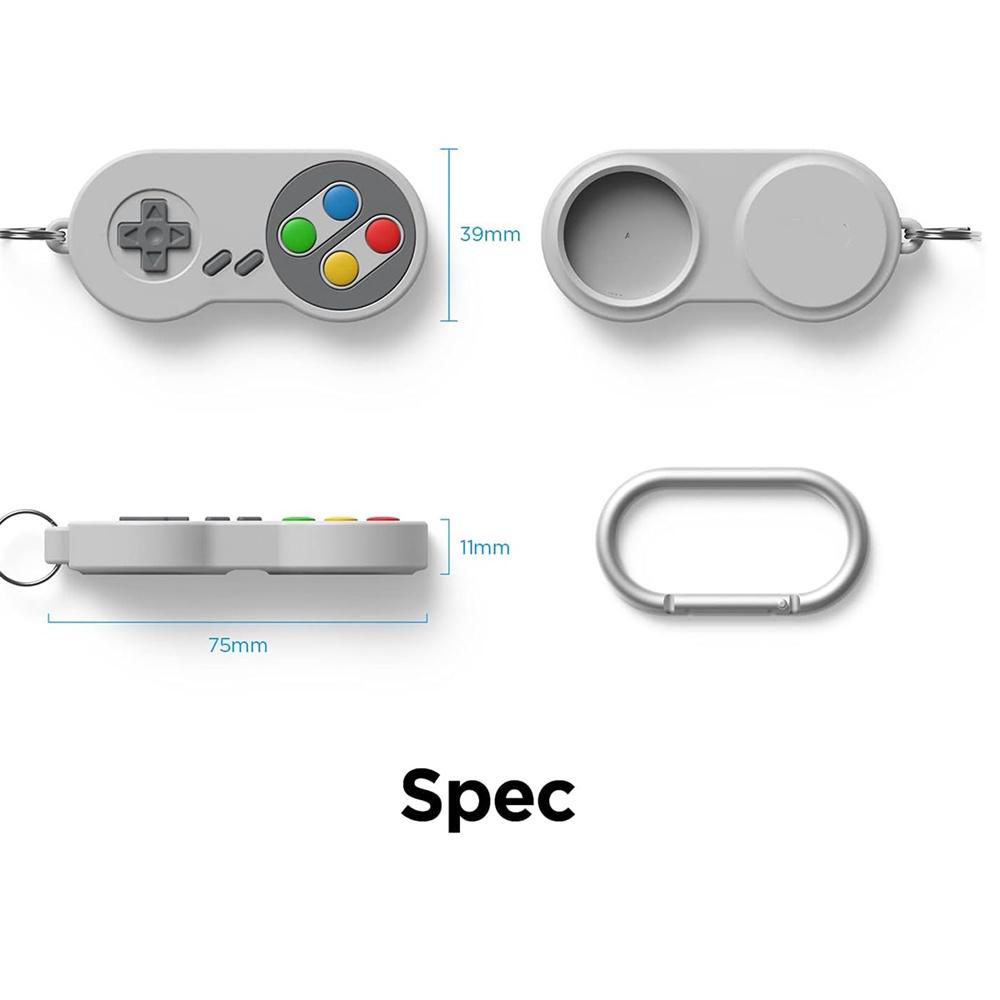 4Pcs Soft Silicone Game Keychain for Apple Airtags Case Protective Cover For Airtag Holder Tracker Accessories