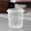Leeseph Coffee Dosing Cup, Transparent Espresso Sniffing Mug 58mm Coffee Portafilter Dosing Cup Clear Coffee Machine Accessories