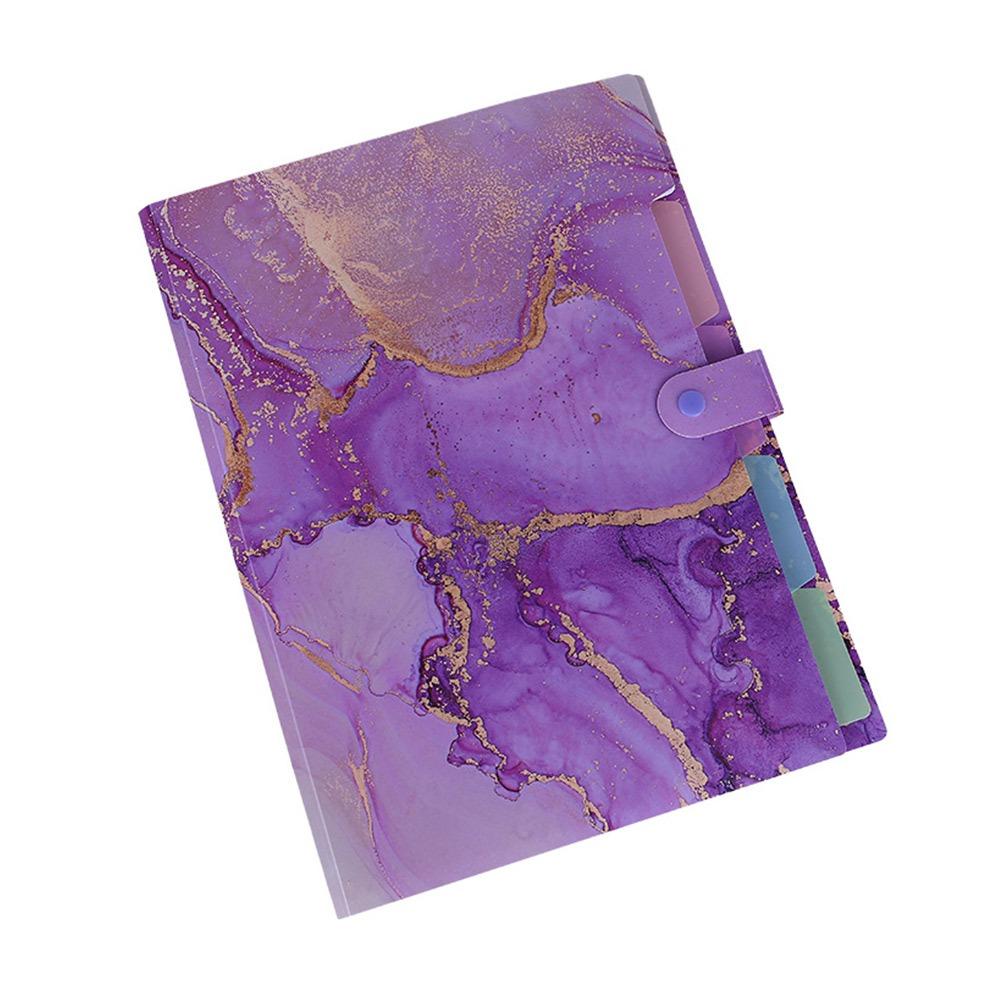 Paintings Collection Book File Folder Multi Layered Document Binder Contract Clamp Data File Bag