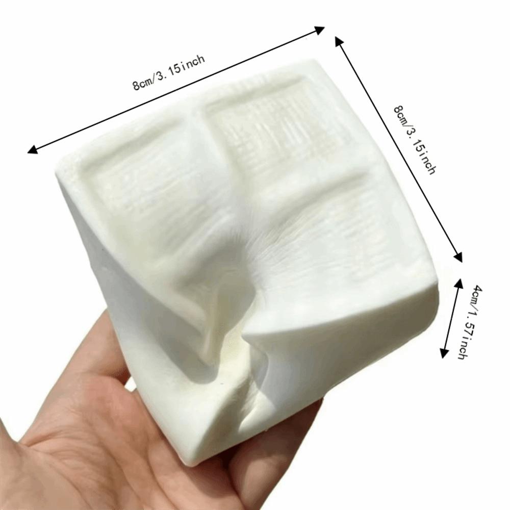 Simulation Tofu Tofu Squishy Toy Soft Rubber Tofu Fidget Toy Tofu Squeeze Toy  Gift