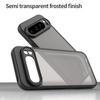 For Google Pixel 9 Pro XL Case Drop Proof Airbags Frosted Translucent PC + TPU Phone Back Cover