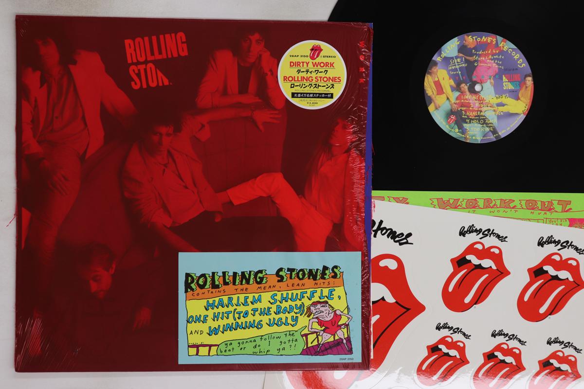 

LP Record ROLLING STONES - Dirty Work 28AP3150 ROLLING STONES 1986 Japan Rock Used