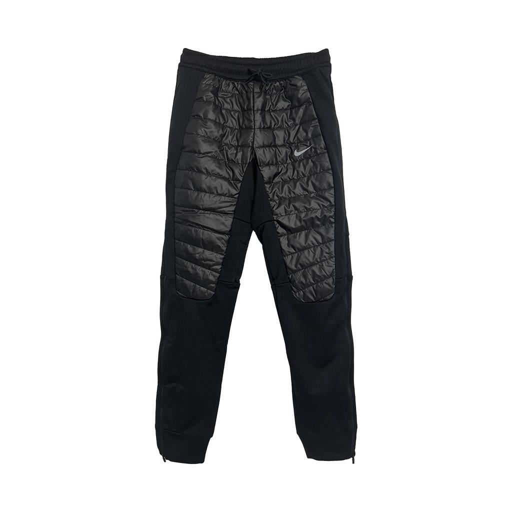 Nike Retro Sportovní Sešívané Teplé Větruodolné Všestranné Fleecové Silné Pletené Tepláky Pánské Spodky Černé AJ8964-015