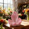 Resin Lotus Tabletop Incense Base Zen Chinese Style Lotus Incense Stick Incense Stick Burner  Spa