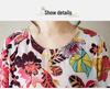 2024 Early Autumn Floral Print Retro Cotton Linen Maxi Dress