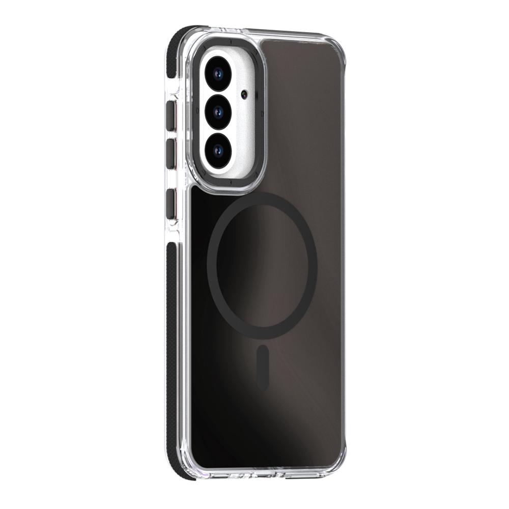 Para Capa Samsung Galaxy A56 5G Compatível com MagSafe TPU Acrílico com Mudança de Cor Capa Traseira para Telefone