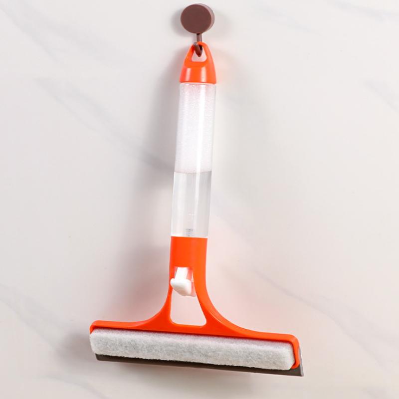 3 w 1 Ściągaczka do czyszczenia okien Wielofunkcyjna wycieraczka do szkła i luster z butelką ze spryskiwaczem Ściereczka z mikrofibry Domowe narzędzia do czyszczenia samochodu