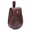 Halloween Medieval Leather Waist Belt Medieval Arm Bracer Medieval Waist Pack for Men Halloween Dress up