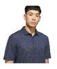 Golf CLIMACOOL Trigon Pattern Mesh Shirt for [Adidas Golf] Short-Sleeve Men, Black/Carbon
